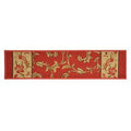 Red Floral Rectangle Stair Tread Y7119