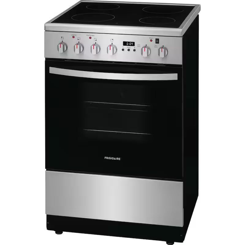 Freestanding Electric Range in Stainless Steel with 4 Smoothtop Elements K79812