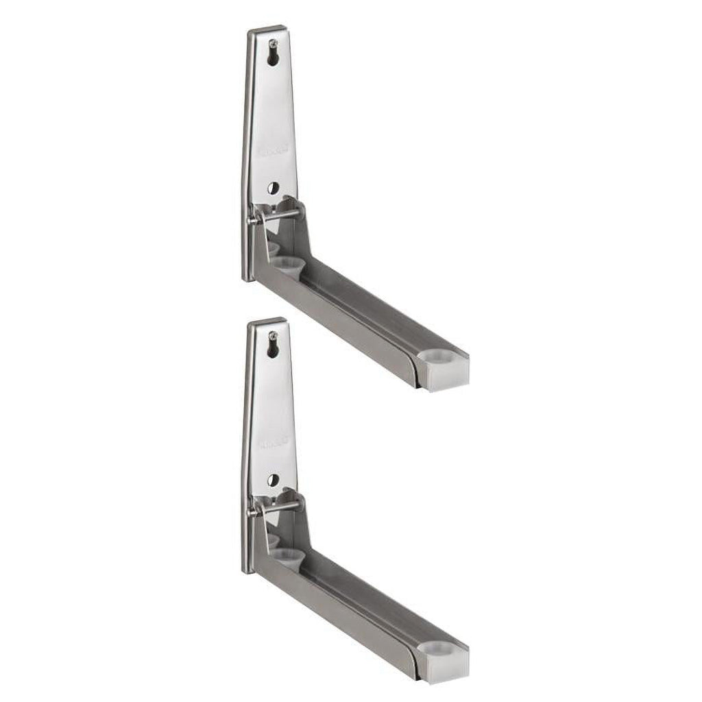 Stainless Steel Microwave Oven Shelf Rack Wall Mounted Stand Support Frame Q4188
