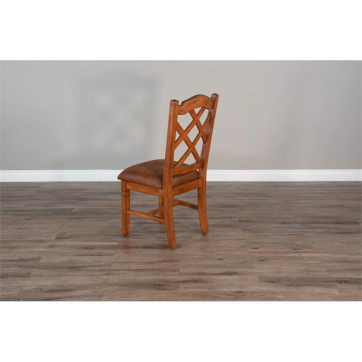 Rustic Oak Wood Chair X88832