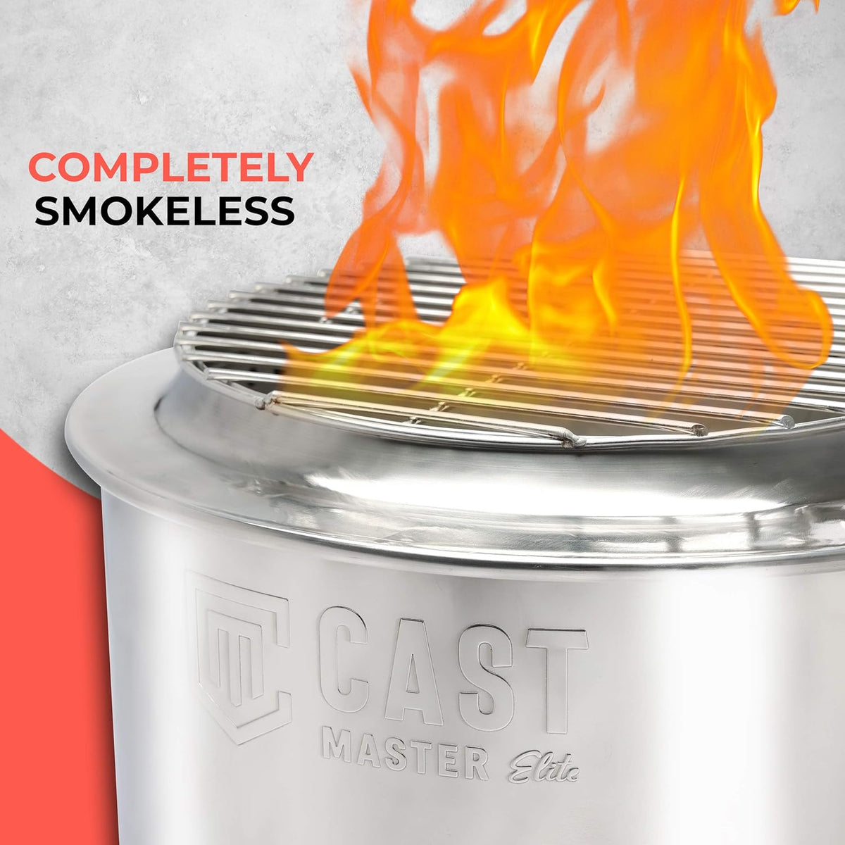 Smokeless Fire Pit & Campfire Grill with Carry Case N4445