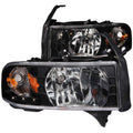 Crystal Headlights Black F4929