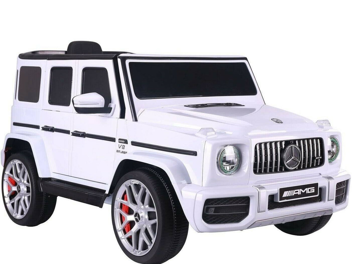 White 6V Kids Ride on Car with MP3 and RC M90268
