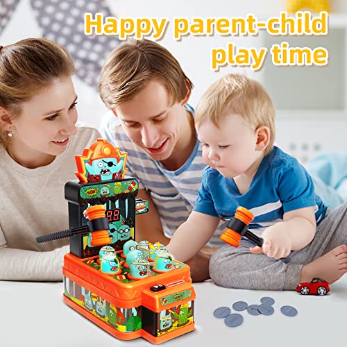 Arcade Whack Game Mole Mini Electronic Hammering Pounding Toy V6762