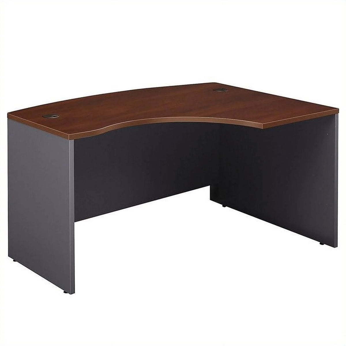 60 x 43 L Bow Desk in Hansen Cherry F71520