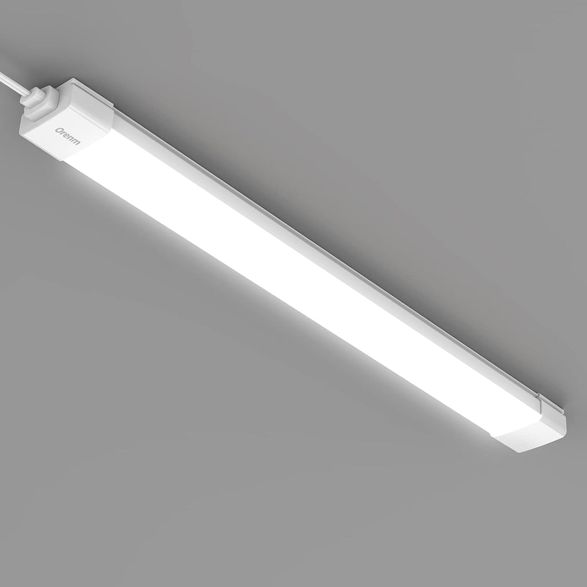 2FT 18W 5000K Waterproof LED Tube Light with Switch Cord X4378