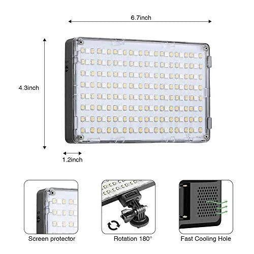 RGB LED Camera Light Video Lights T384