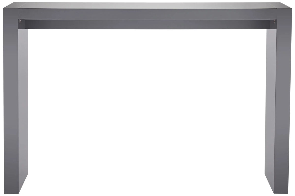 Gloss Gray Wood Rectangular Bar Table 60" x 18" U94511