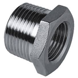 Cast Pipe Fitting Hex Bushing 2 x 3/8 NPT Male x Female, Pkg Qty 10 X28302