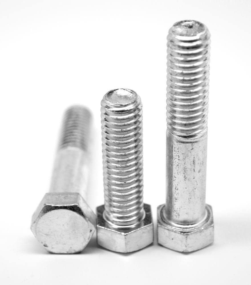 Coarse Thread Grade 2 Hex Cap Screw Low Carbon Steel Zinc Plated G575