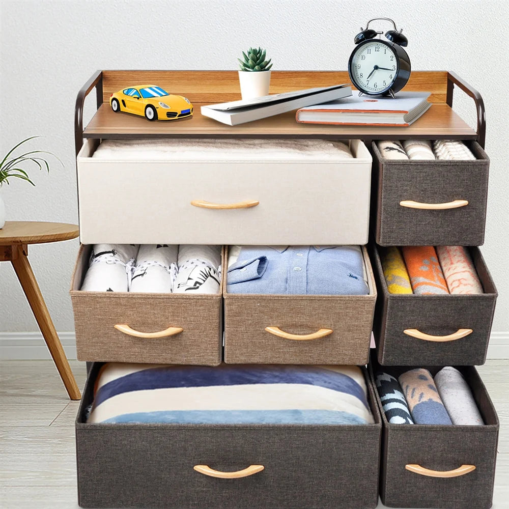 Fabric Drawer Dresser with 7 Drawers G1165