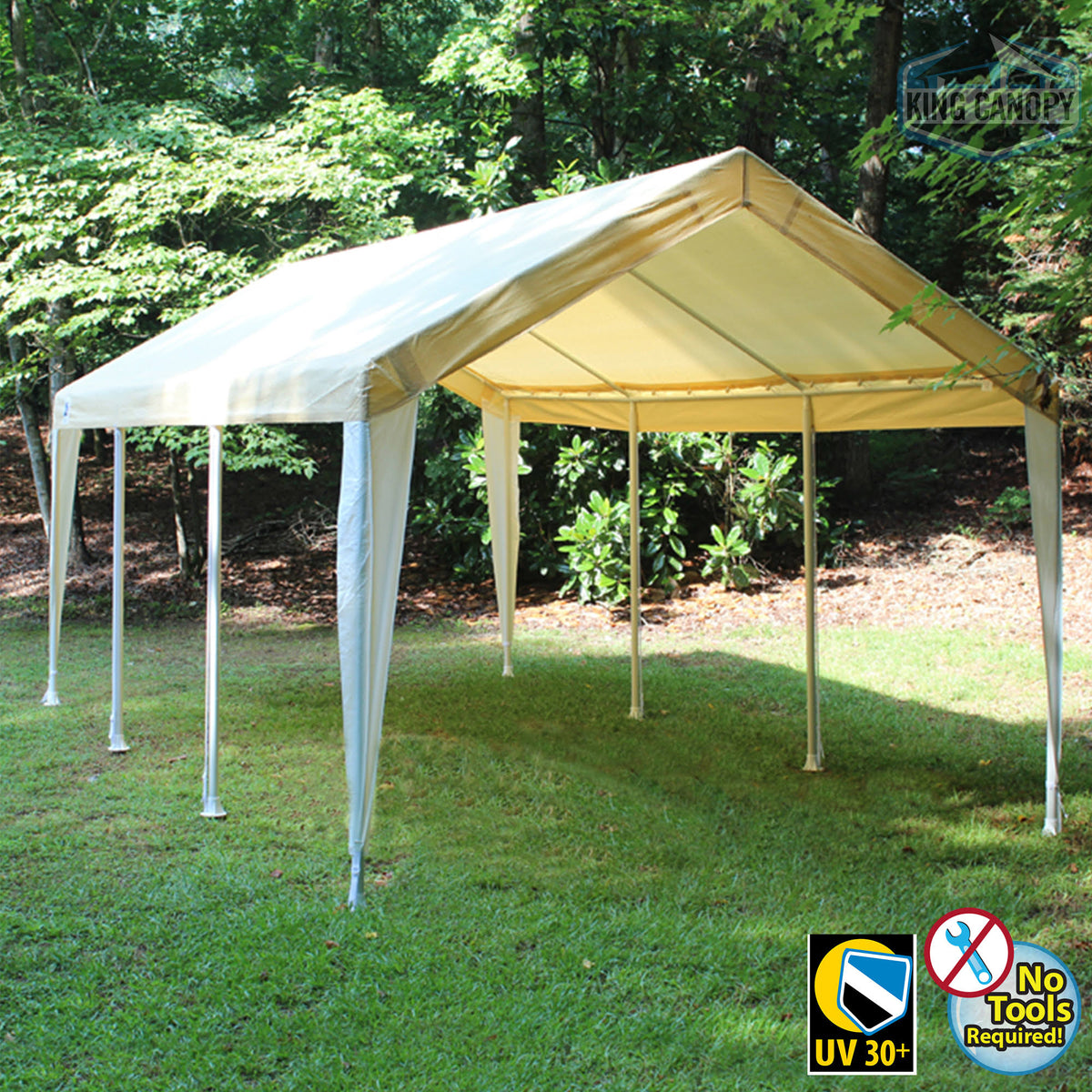 10x20 Canopy with Tan/White Cover M8136