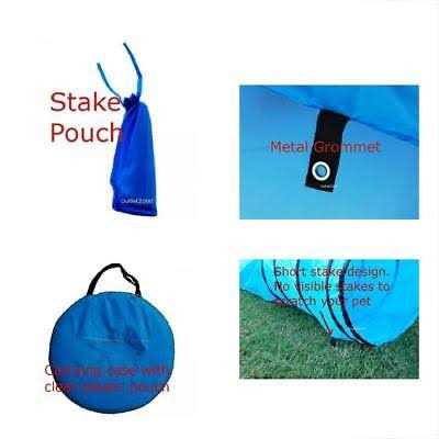 18 Ft Dog Agility Training Open Tunnel Q782758