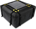Car Roof Bag Waterproof Rooftop Cargo Carrier with Anti-Slip Mat and 6 Heavy-Duty Straps (15 Cubic Feet) J9305