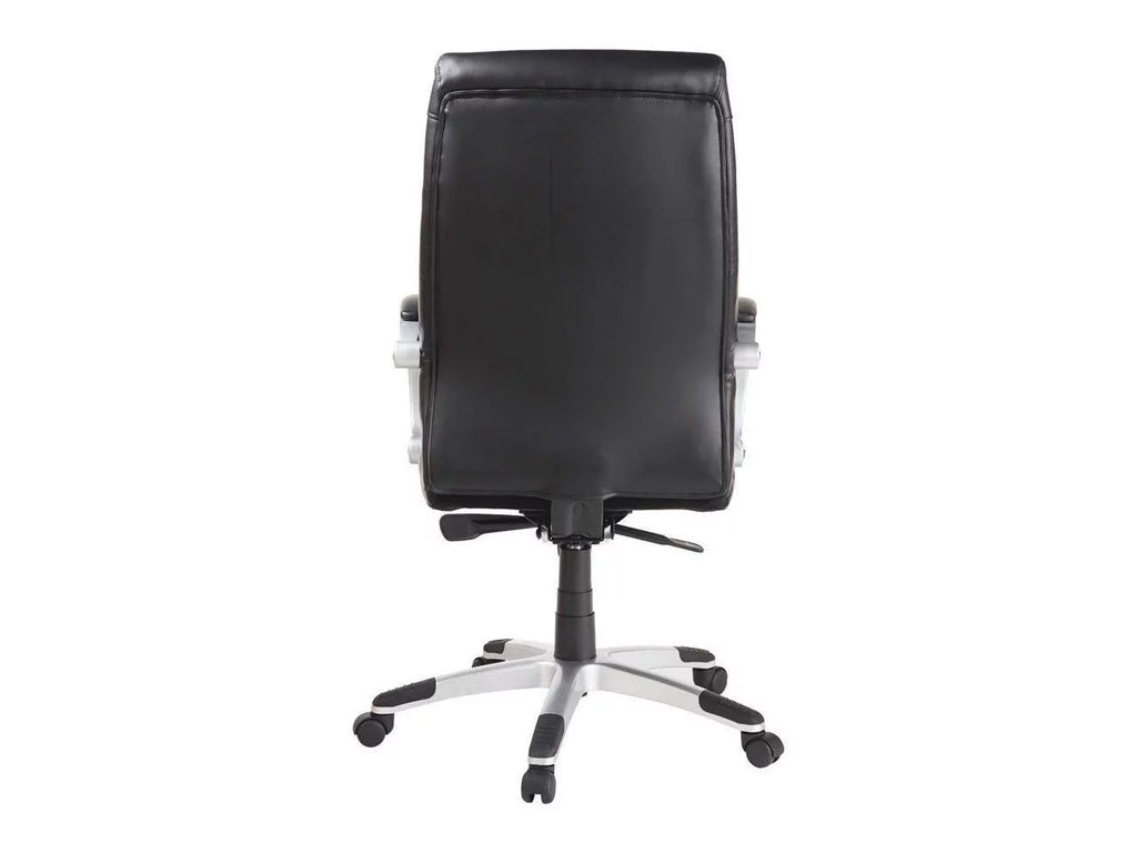 High-Back Leather Chair with Flex Arms H20329