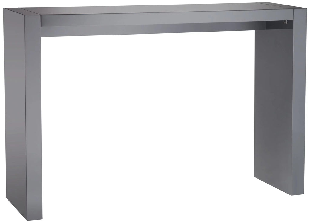 Gloss Gray Wood Rectangular Bar Table 60" x 18" U94511