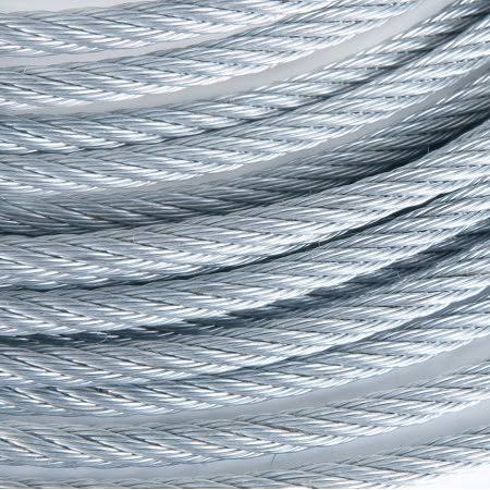 1/4 inch Galvanized Aircraft Cable Steel Wire Rope 7x19, 900 Feet V405621