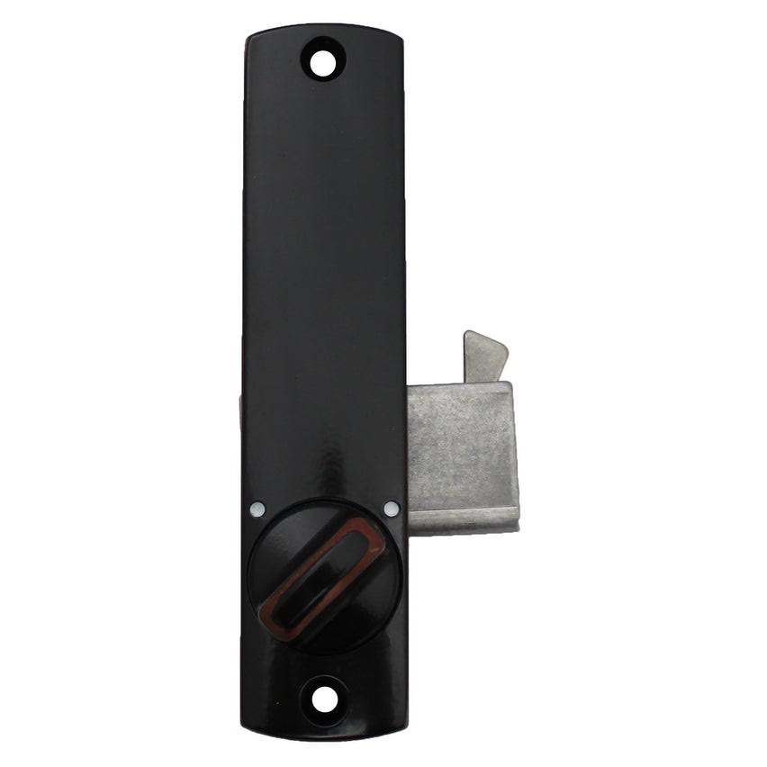 White Mechanical Keyless Hook Bolt Sliding Door Lock D7796