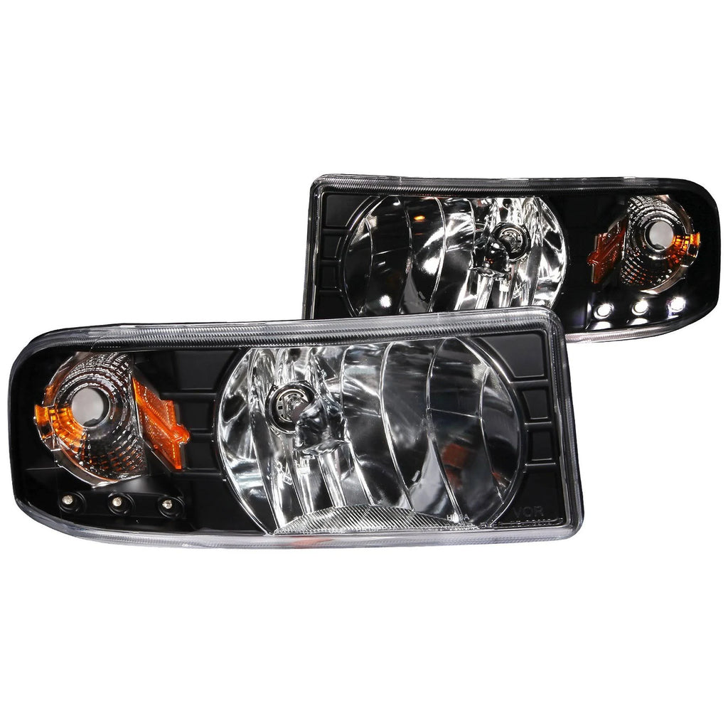 Crystal Headlights Black F4929