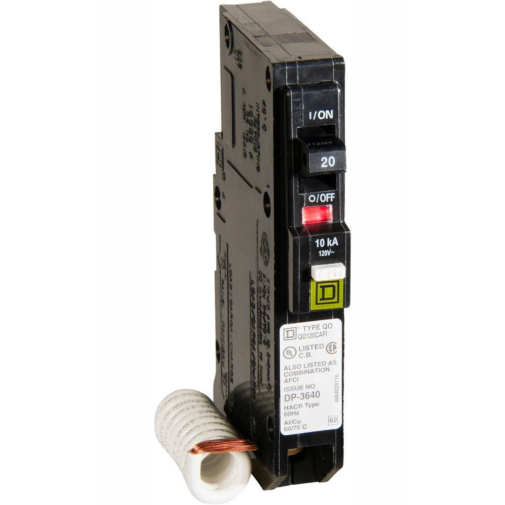 20 Amp Single-Pole Combination Arc Fault Circuit Breaker 12-Pack U7417
