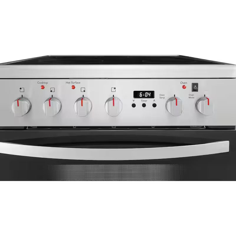 Freestanding Electric Range in Stainless Steel with 4 Smoothtop Elements K79812