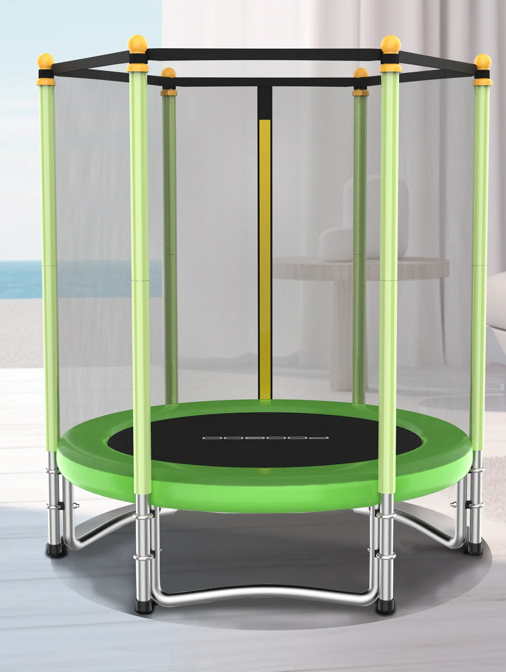 55" Kids Trampoline with Safety Enclosure Net E319