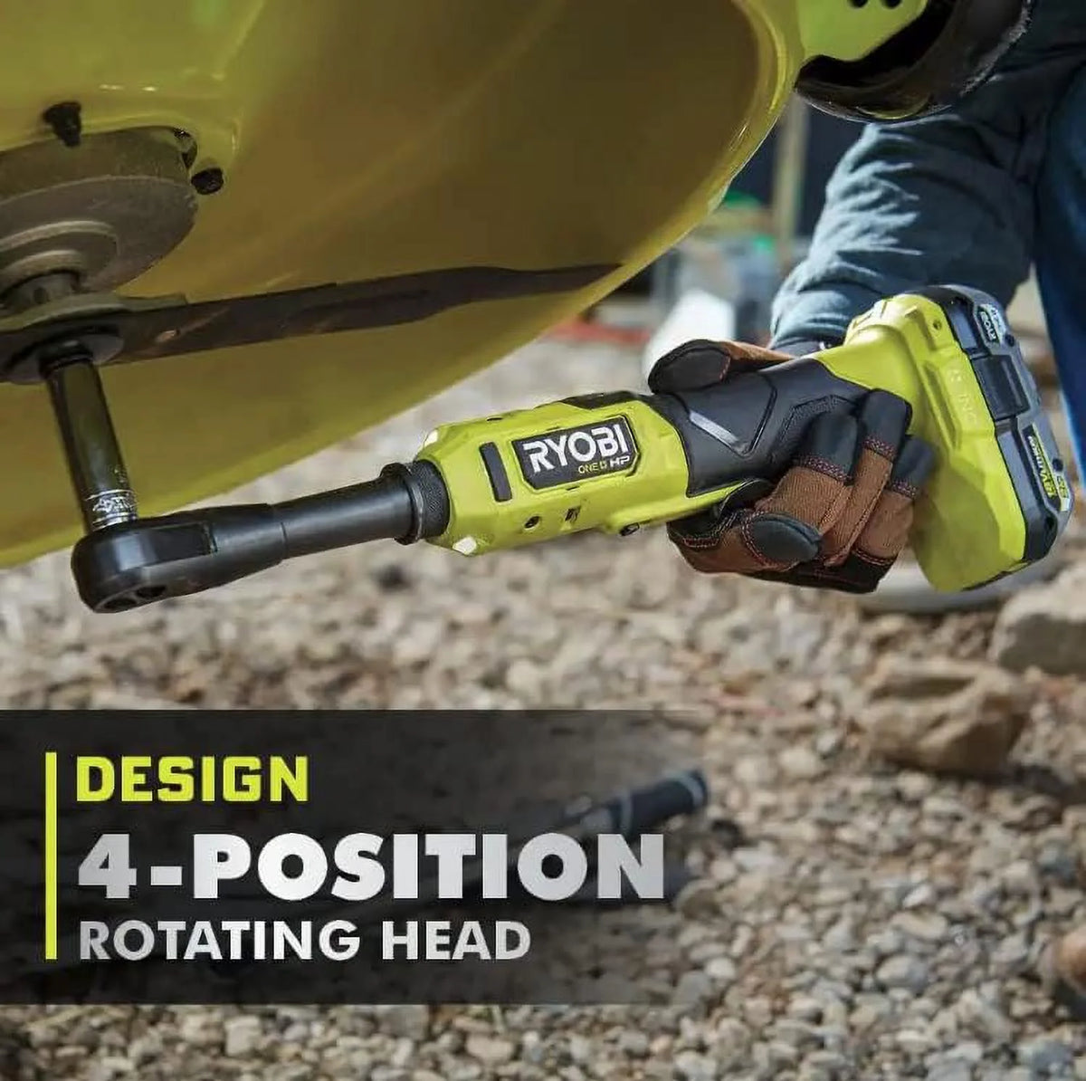 18V Brushless Cordless 3/8 in. Extended Reach Ratchet D58423