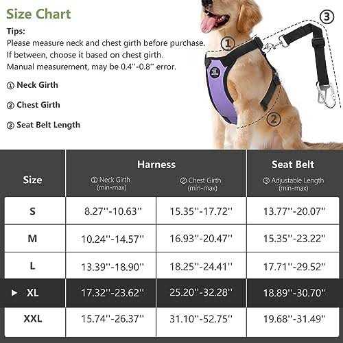 Adjustable Padded Mesh Dog Safety Vest Harness P3203