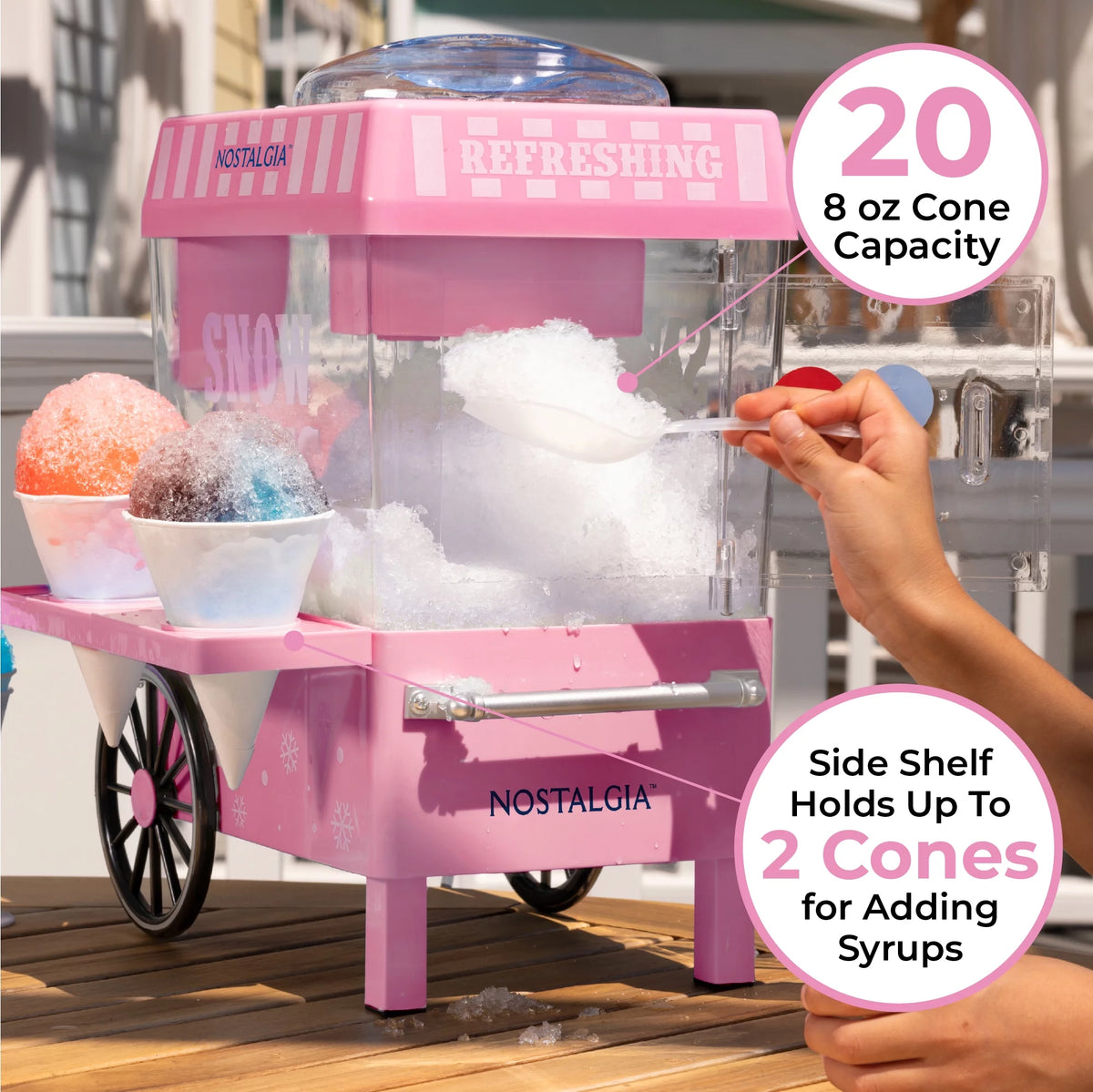 Snow Cone Maker Pink X3524